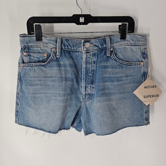 Mother Leap At The Chance Long Fray Skipper Shorts 31 - Picture 3 of 16